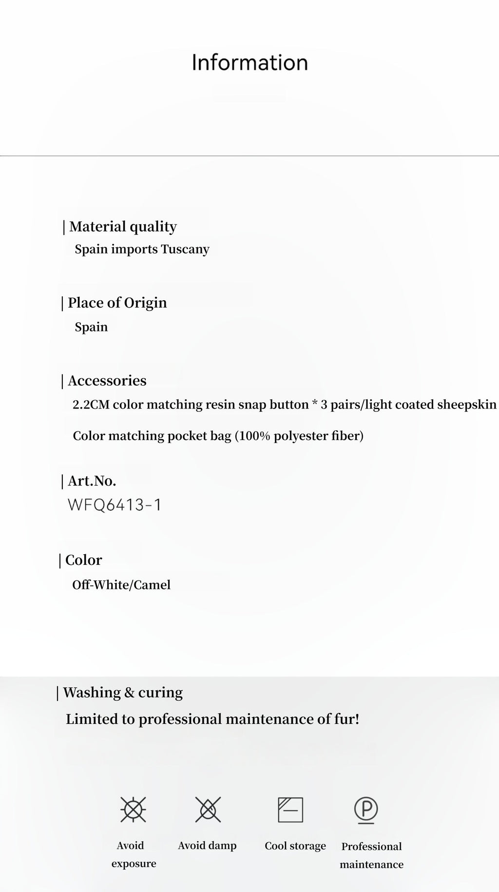 "Night in Paris" imported Tuscan sheepskin women's V-neck age-reducing lamb fur coat